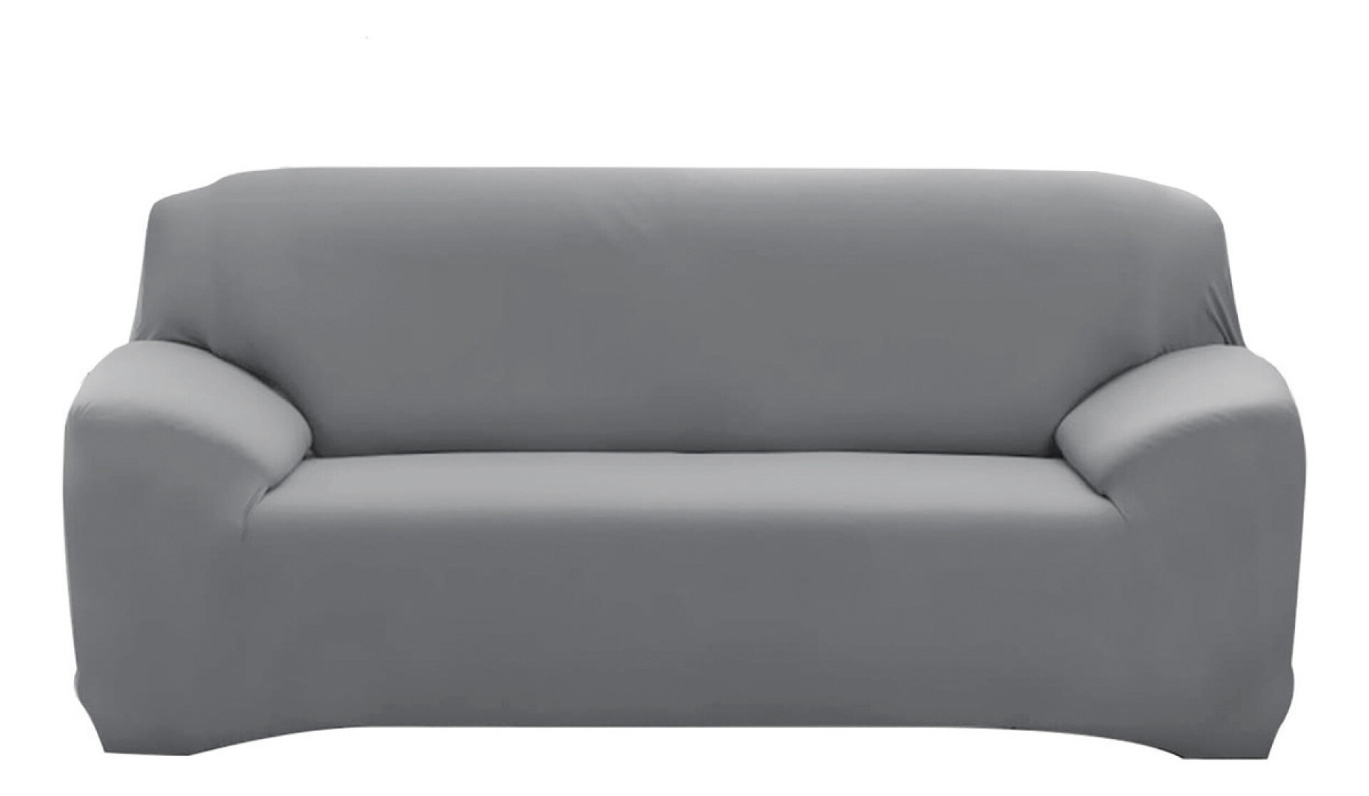 Cubre Sofa Elastico Elastizado Funda 4 Cuerpo Plaza - Variante Color Gris Claro 3 