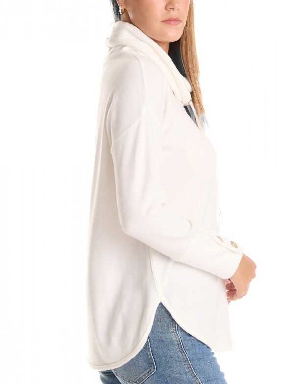 Buzo Soft Cuello Vol CRUDO