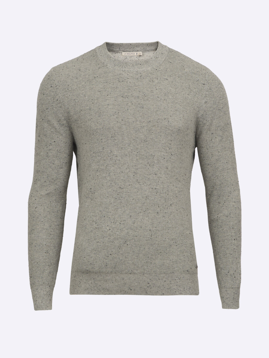 Sweater boutonne - gris 