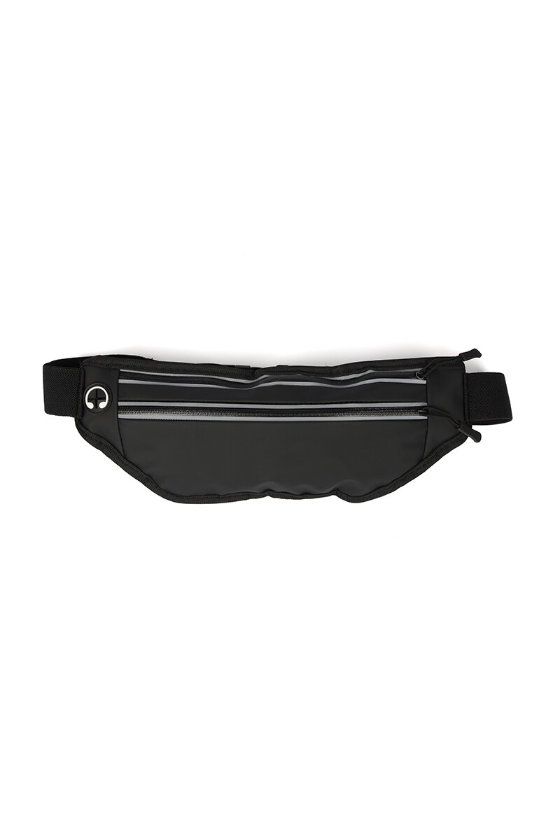 Cinturón sport con forro transpirable - Negro 