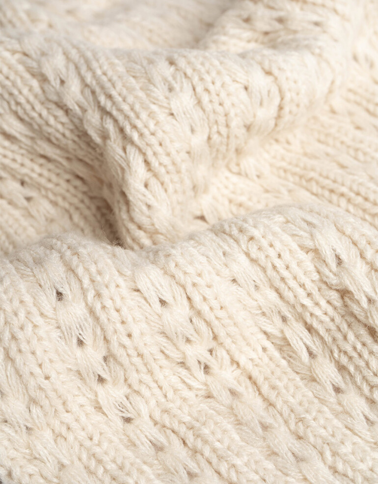 Bufandas Special Price Bufanda Tejida - Marron Beige