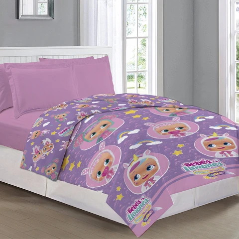 Colcha Infantil Bebés Llorones 1 Plaza 100% Microfibra U