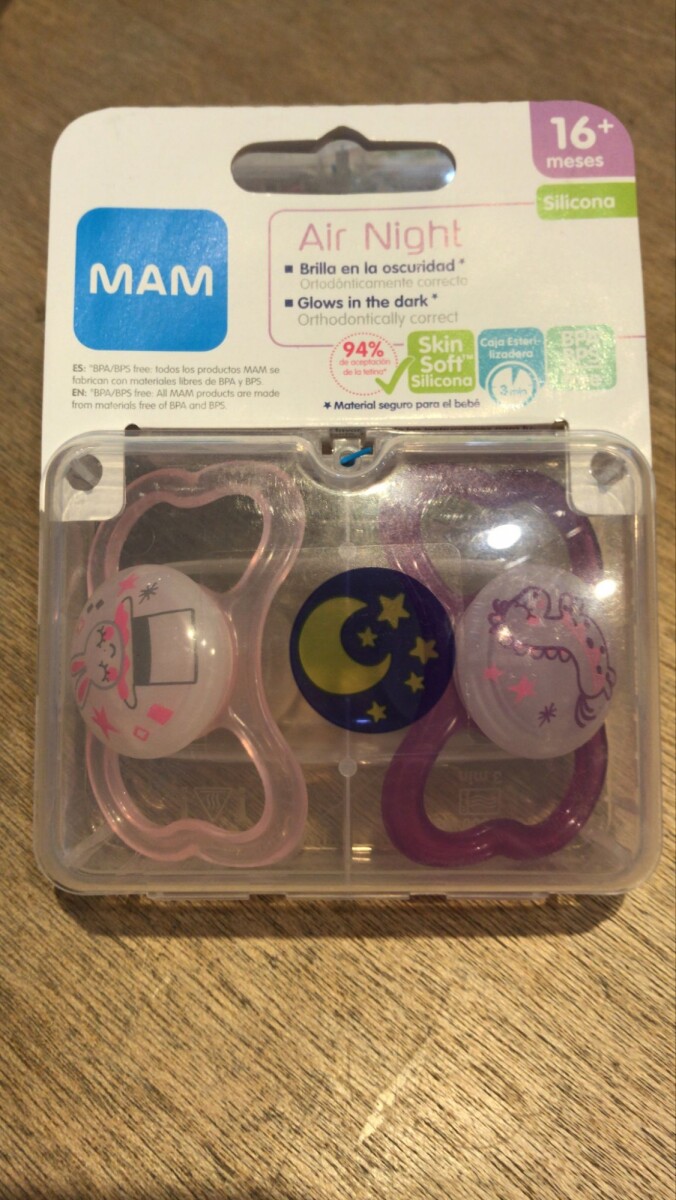 CHUPETE MAM AIR NIGHT 16+PACK X2 