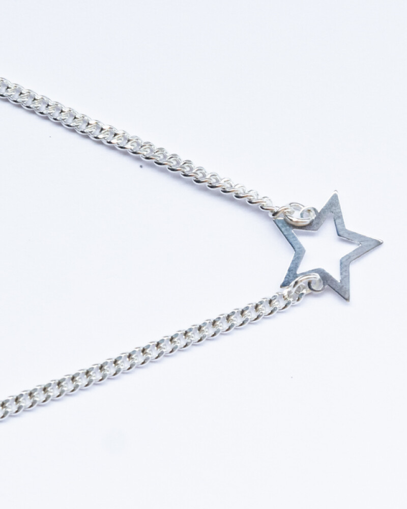 Pulsera star PLATEADO