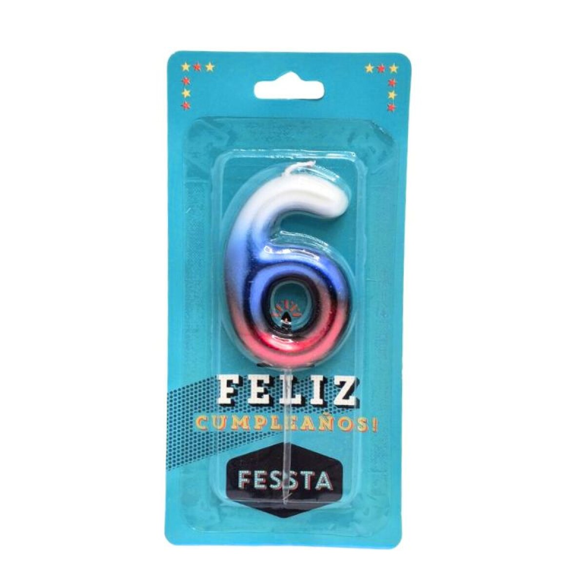 Vela Roja, Azul Y Blanca en Degrade - SEIS 