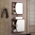 CONJUNTO MUEBLE DE BAÑO MODELO DUNA MUEBLE + ARMARIO CON ESPEJO + BACHA Conjunto Mueble De Baño Modelo Duna Mueble + Armario Con Espejo + Bacha