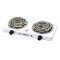 ANAFE ELÉCTRICO 2000W Anafe Electrico Doble 1000W x 2 Blanco