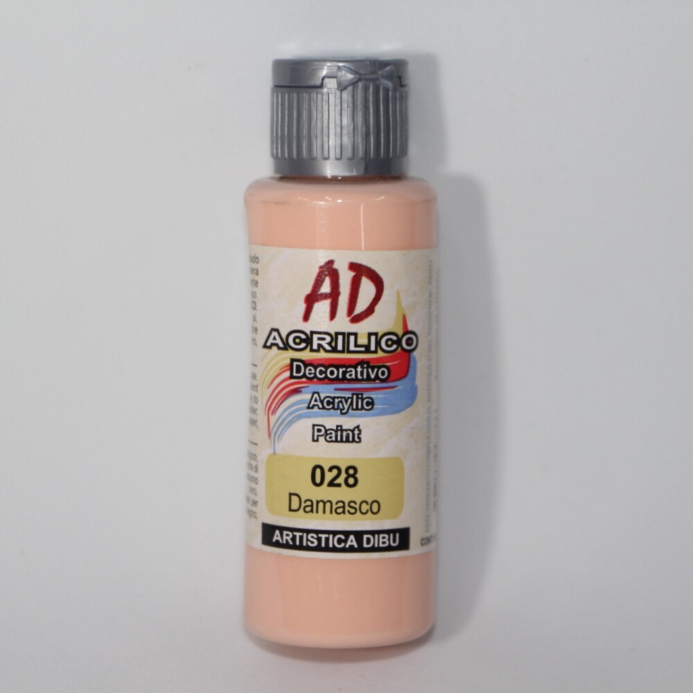 PINTURA ACRILICA ARTISTICA DIBU 60 ML. DIFERENTES COLORES COLOR DAMASCO 028