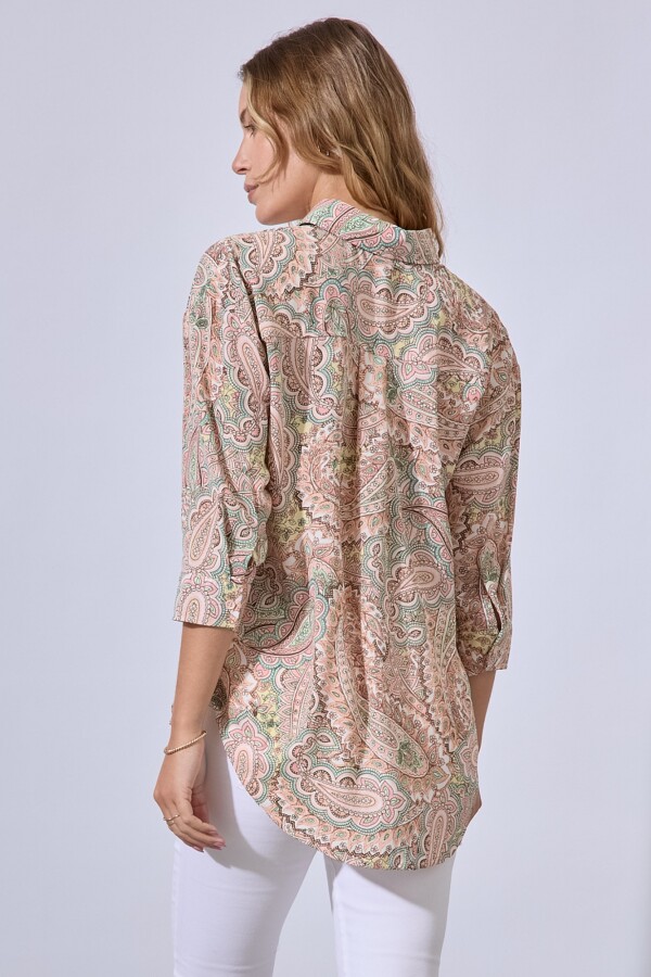 Camisa Gasa Spring ROSA/MULTI