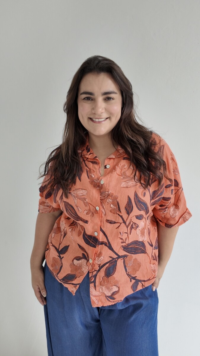 Blusa hawai - Naranja 