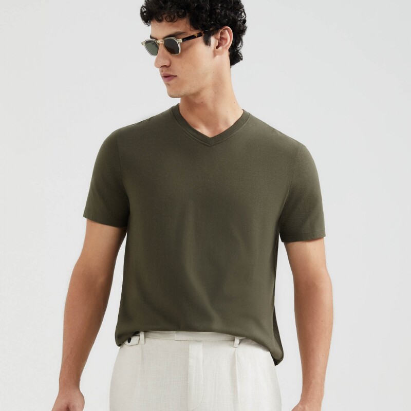 CAMISETA MM MASC CINZA ESCURO