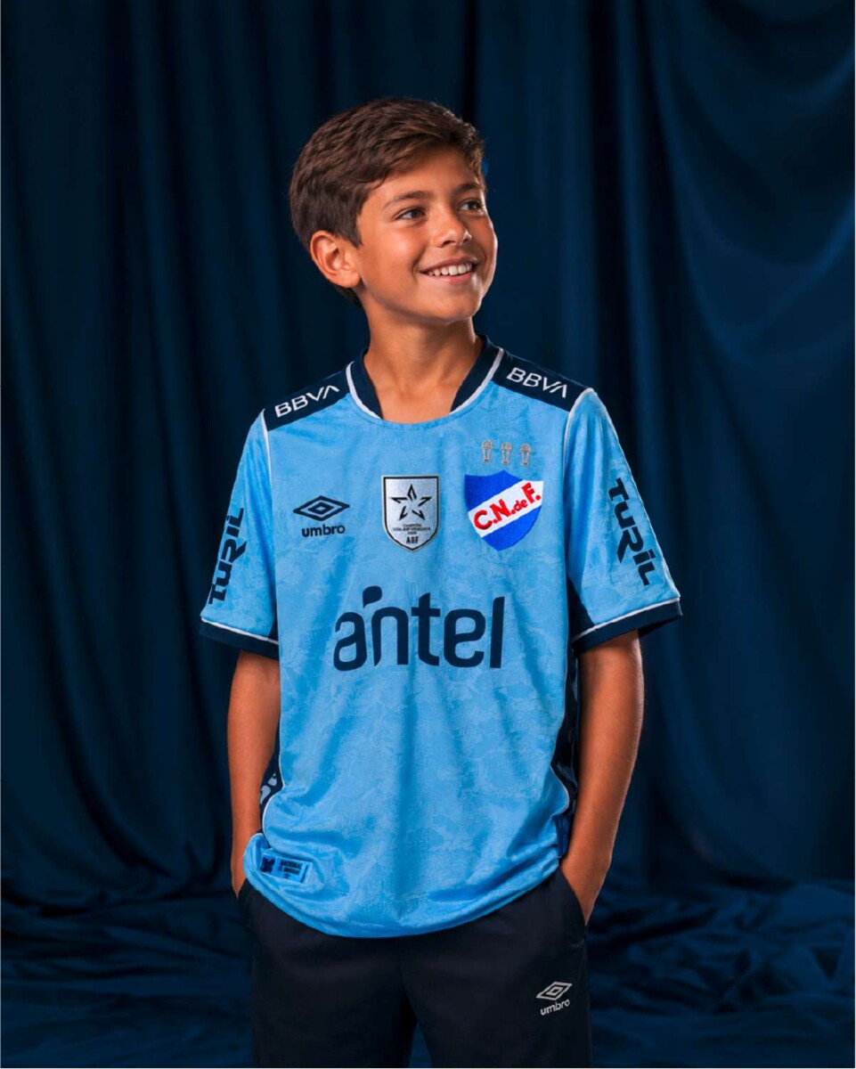 Remera Camiseta Alternativa 3 2026 De Niños - Celeste 