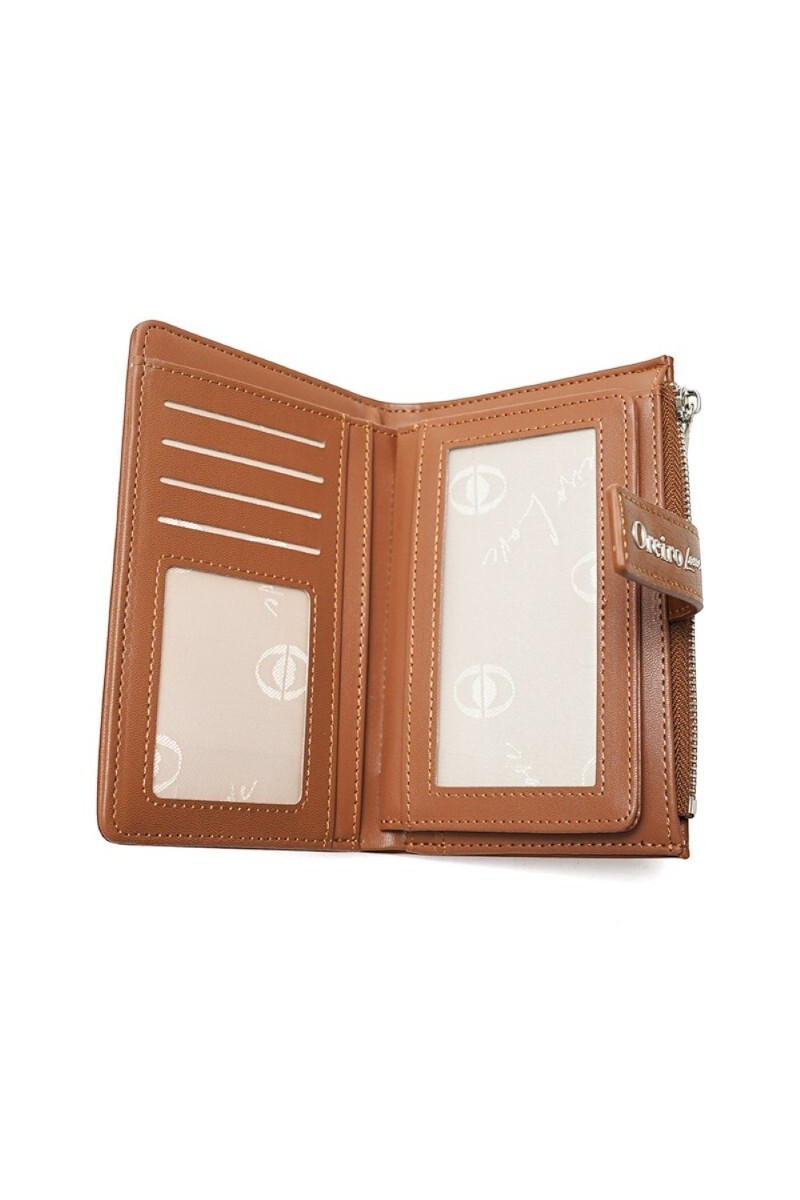Billetera Oreiro Marron