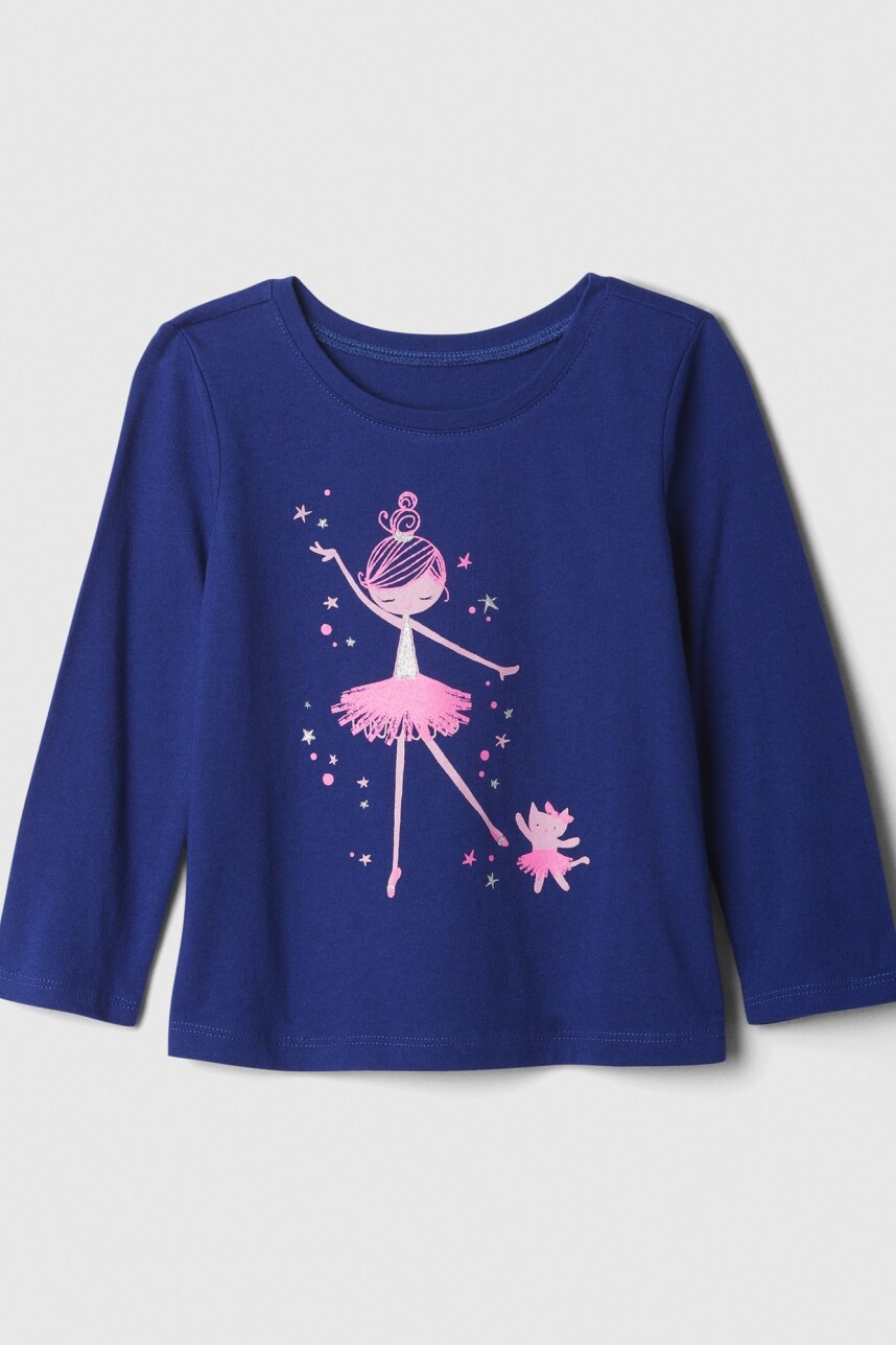 Remera Gráfico Toddler Niña Bellwether Blue 193943