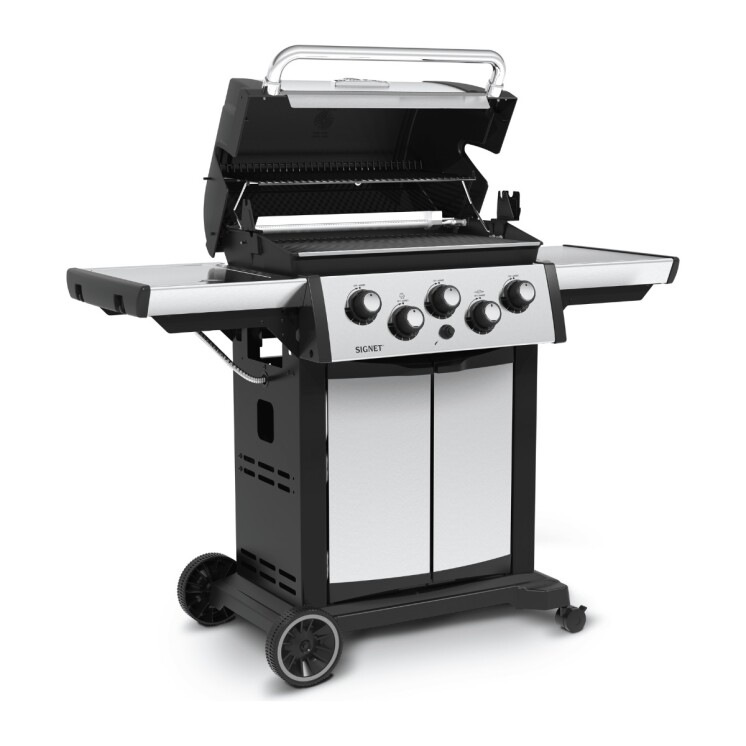 Barbacoa a Gas Broil King Signet 390 3 Quemadores con Spiedo y Hornalla Lateral Barbacoa a Gas Broil King Signet 390 3 Quemadores con Spiedo y Hornalla Lateral