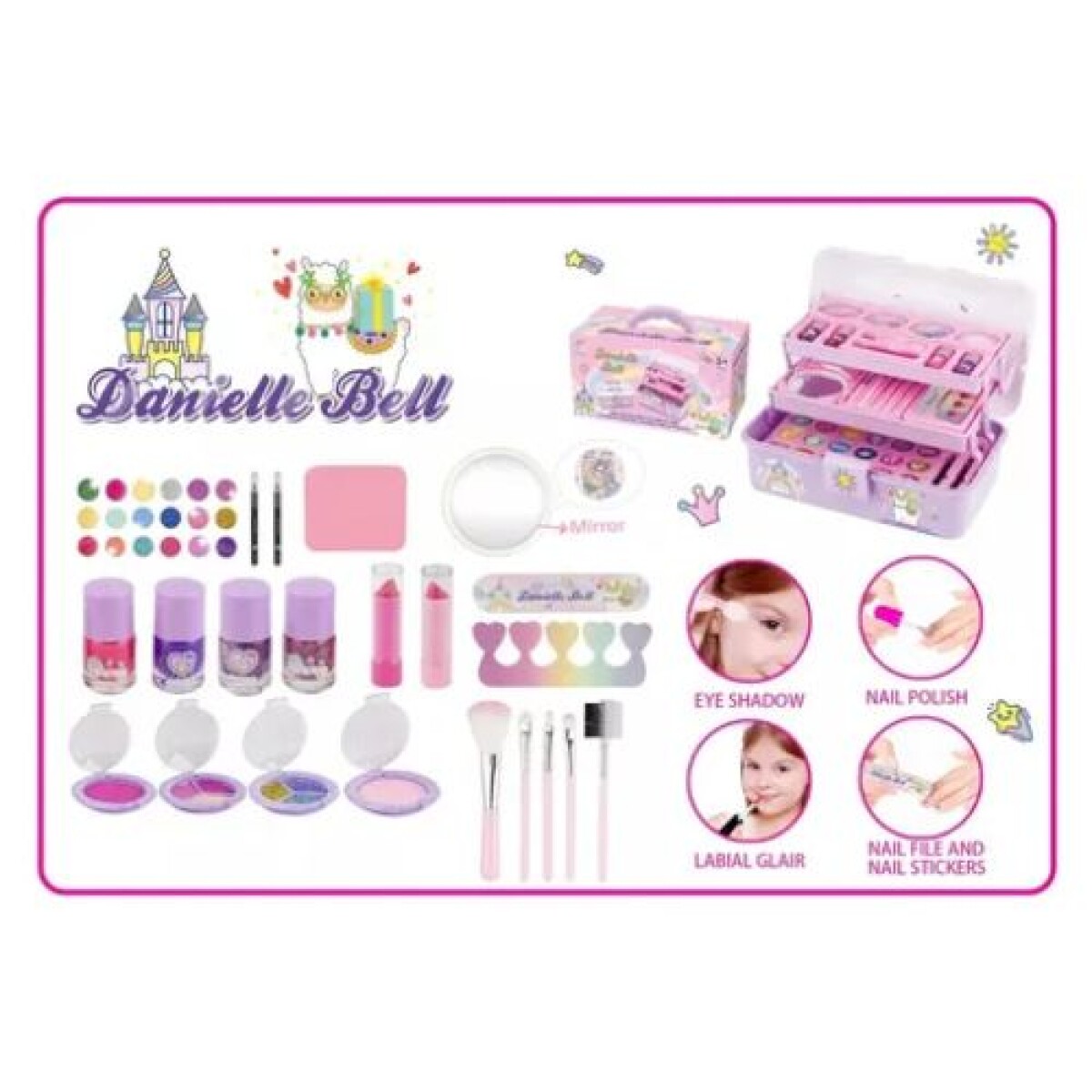 Cosmetico valija completa - Unicornio - Cosmetico Valija Completa - Unicornio 