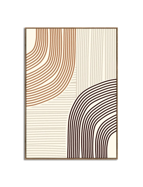 CUADRO CANVAS 30x40cm MARCO LINEAS 1 CUADRO CANVAS 30x40cm MARCO LINEAS 1