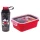 Set Infantil Pote 850Ml y Botella Con Tapa Rosca De 660Ml - MICKEY-NEGRO