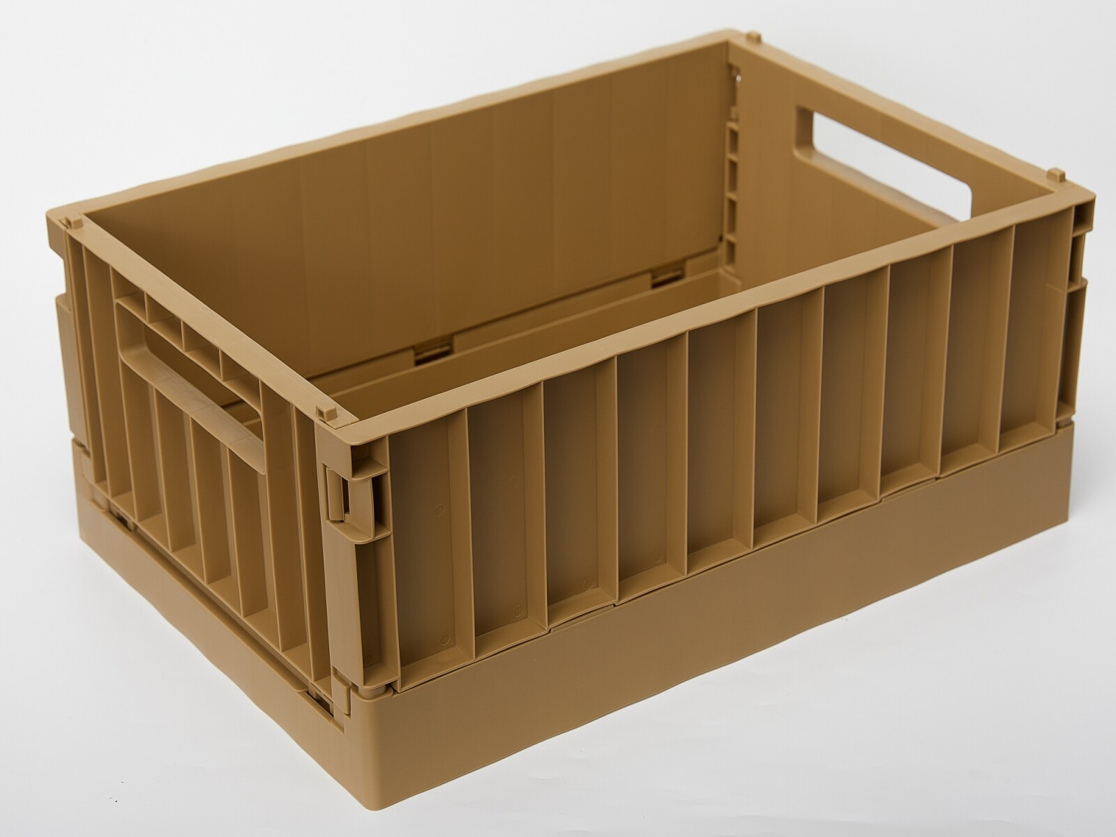 CESTA DE ALMACENAMIENTO PLEGABLE (MARRÓN CLARO/18L) 