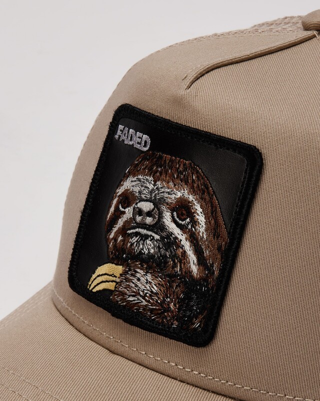 Gorra Goorin Bros Trucker Baseball - The Faded Sloth Beige