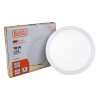 Plafon Panel Slim Aluminio Balck&Decker Blanco 18W Plafon Panel Slim Aluminio Balck&Decker Blanco 18W