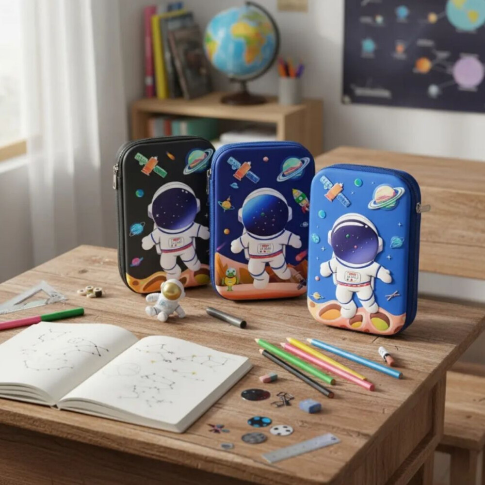 Cartuchera 1 Piso Estampadas ASTRONAUTA CEL