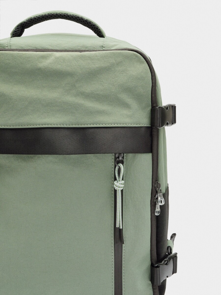 Mochila De Cabina De Nylon verde