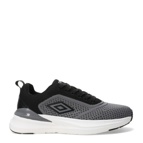 Championes de Hombre Umbro Lyro Gris - Negro