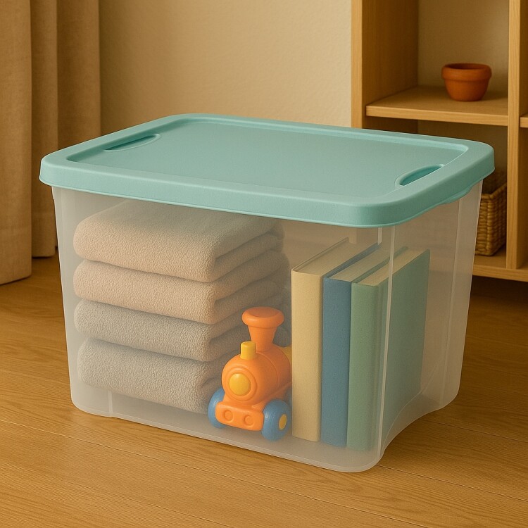 CAJA ORGANIZADORA WENCO FULLBOX 75LTS 60X48X38CM Sin color