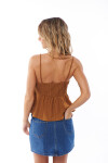BLUSA ALBA MARRON