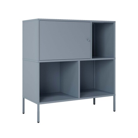 APARADOR 1P 3E METAL AZUL OLIVIA