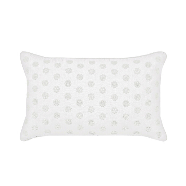 Almohada Col. Finezza Eloise Blanco 30x50