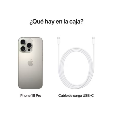 iPhone 16 Pro 256GB Titanio natural