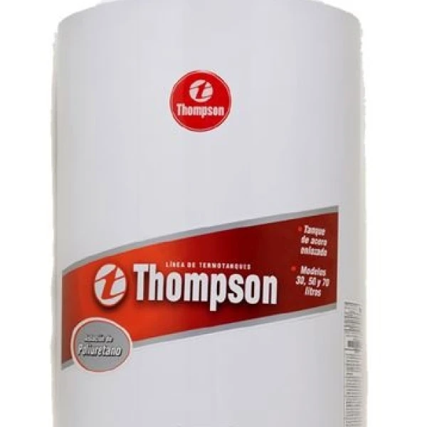TERMOTANQUE THOMPSON 60 L ACERO CILINDRICO Sin color
