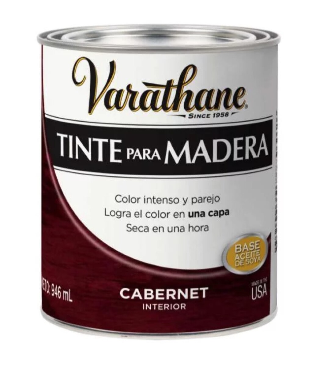 Tinta Para Madera 237ML - Cabernet Varathane 