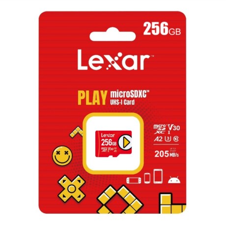 Memoria Microsdxc Lexar 256GB Play Uhs-i 001