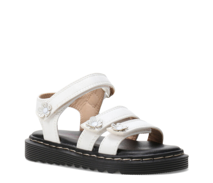 Sandalias de Niña MINI Miss Carol Tark Con Flores Blanco