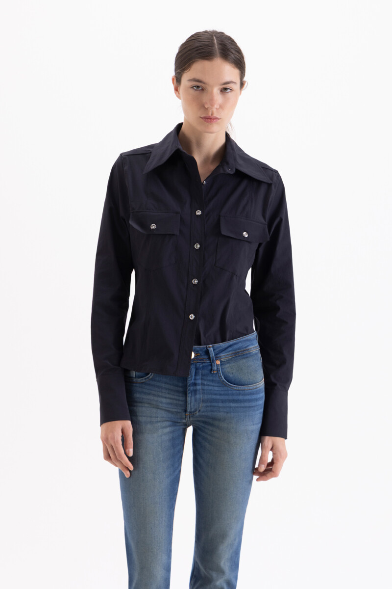 CAMISA KIM Negro
