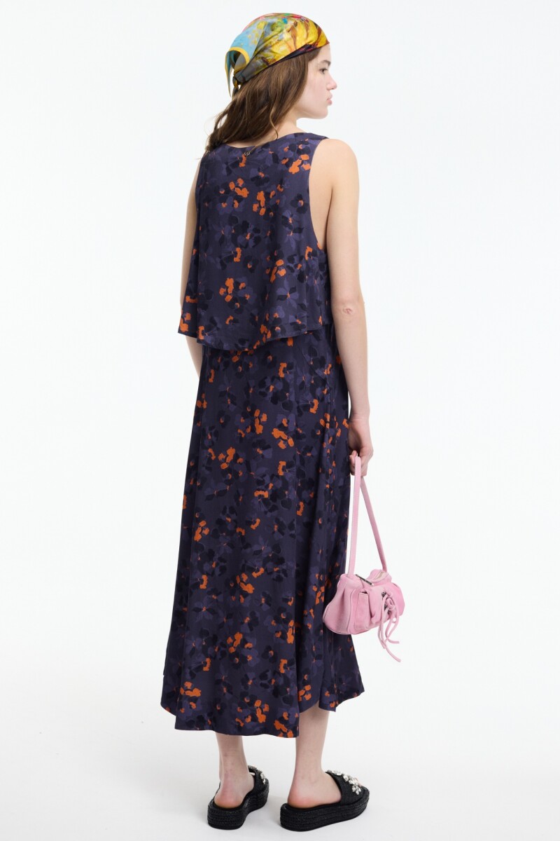 VESTIDO MIDI Estampado