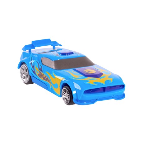 Auto a fricción Hot Wheels Pull Back Racers 13cm AUTO AZUL