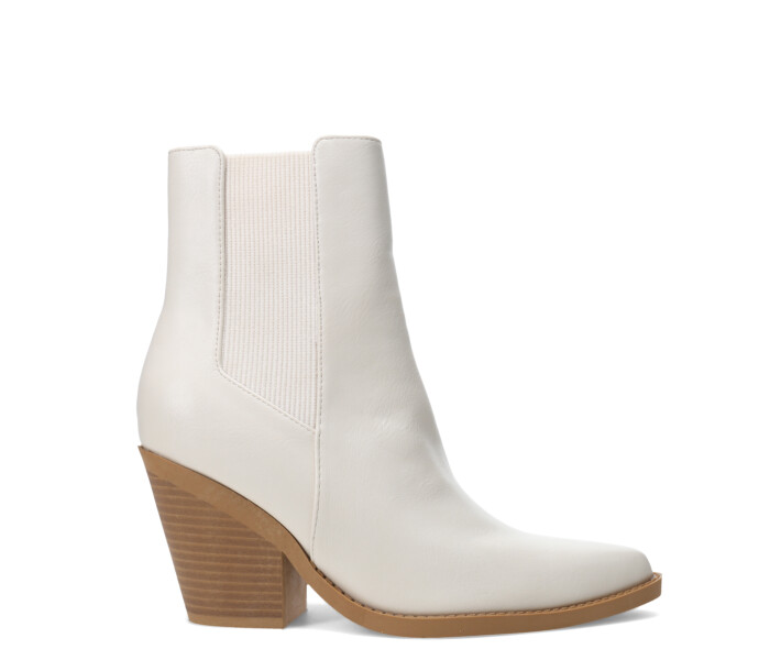 Bota GEMINI en punta Off White