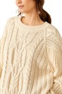 FRANKIE CABLE SWEATER Marfil