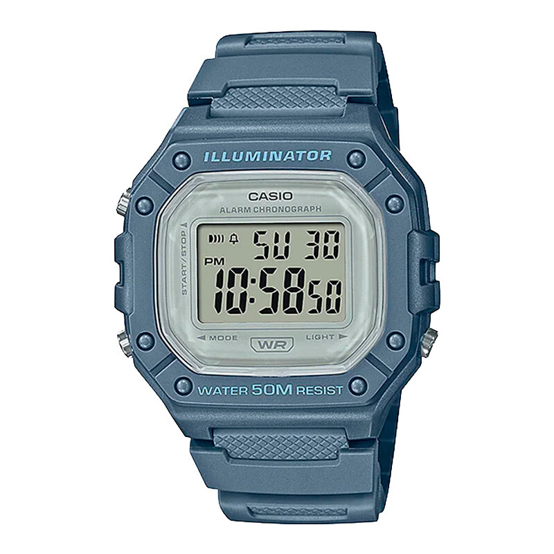 Reloj Casio Resina Digital Dama W-218HC 2AVDF