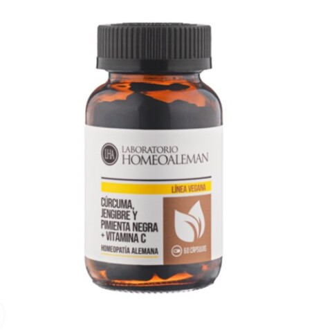 Homeopatía Alemana cúrcuma, jengibre y pimienta negra x60 Homeopatía Alemana cúrcuma, jengibre y pimienta negra x60