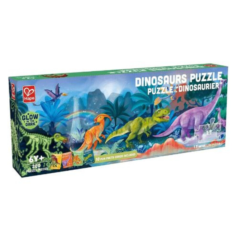 Puzzle Glow de piso 1,5 Dinosaurios