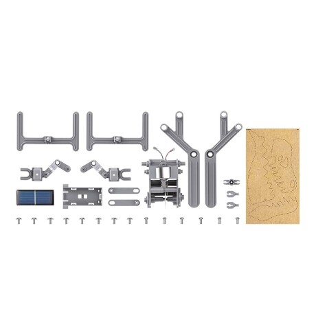 Juego Educativo de Ciencias Energía Renovable 4M Robot Solar Gris