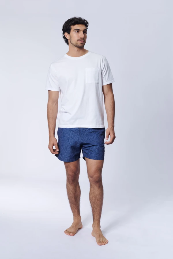 Short de baño Estampa Wild Gris