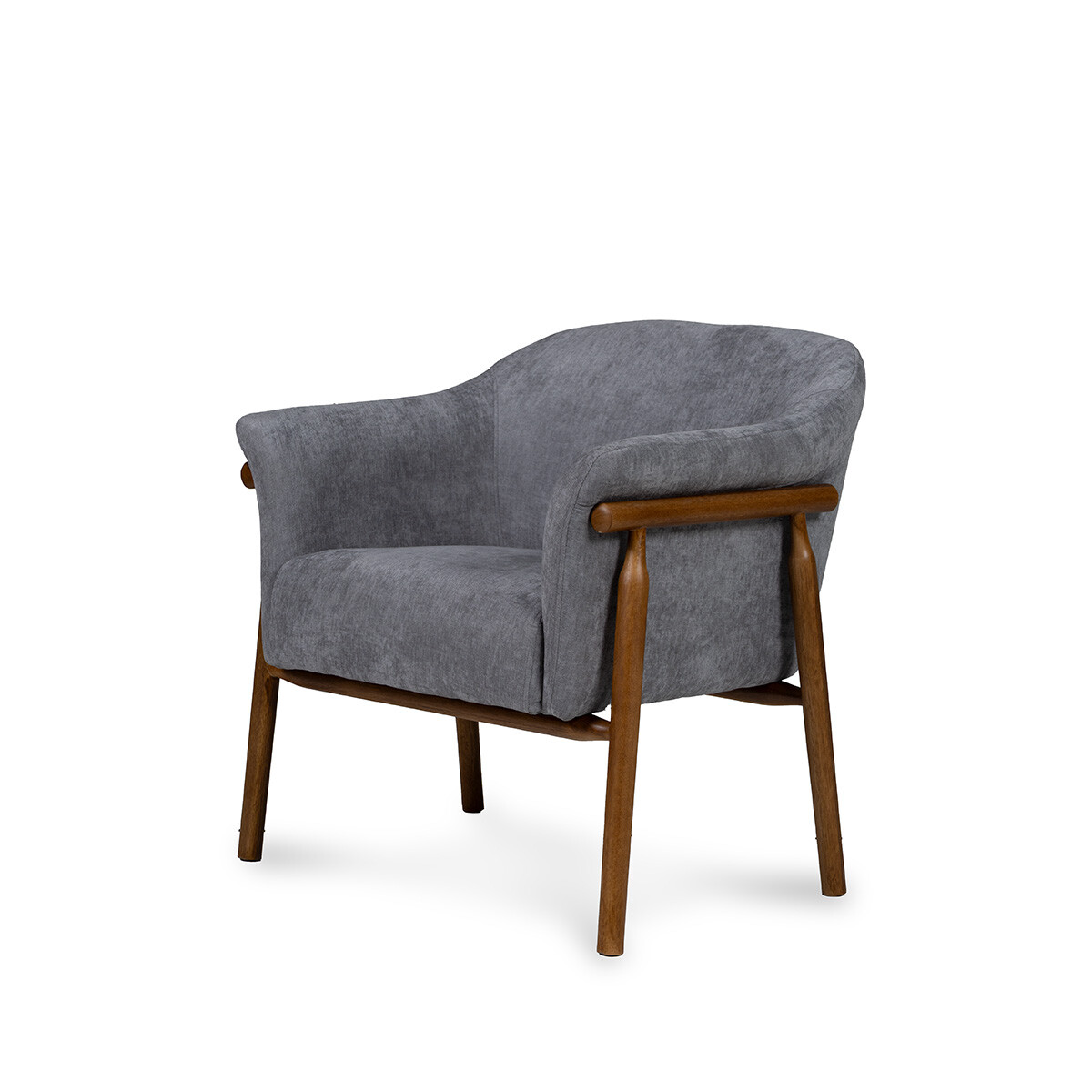 Butaca Lucca - Tela Microfibra - C52 (Ceniza) 