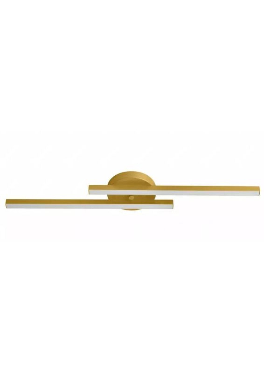 APLIQUE LED ZIG LUZ DIRECTA 60CM 18W 3000K DORADO 
