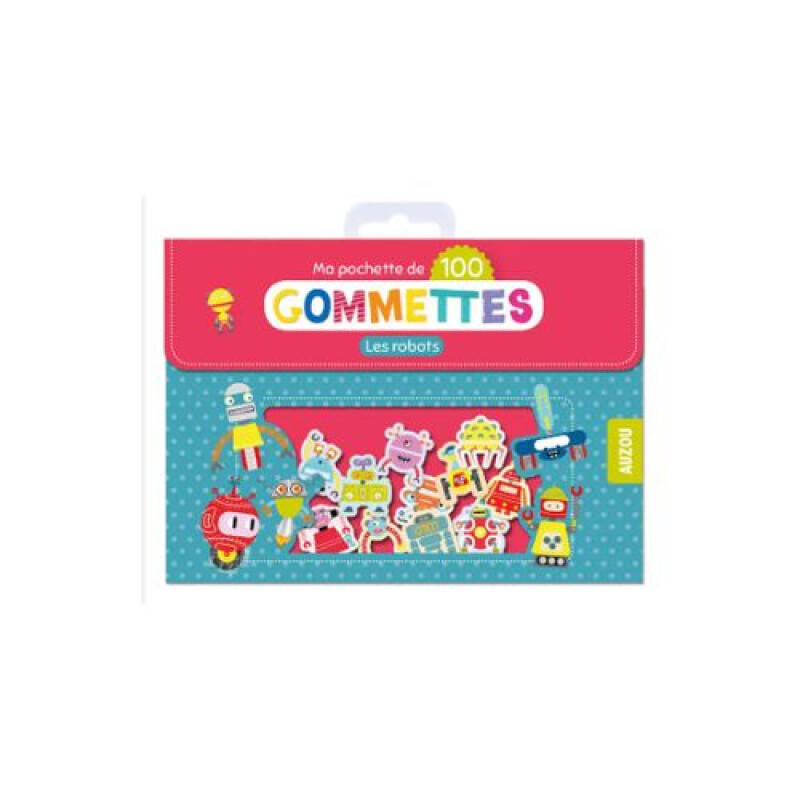 Pack 100 stickers robots - Auzou Pack 100 Stickers Robots - Auzou